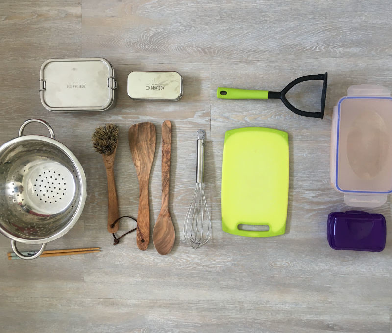 Plastik in der Küche-Plastik sparen-Nachhaltigkeit im Alltag