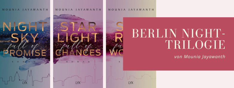 Die Berlin Night-Trilogie von Mounia Jayawanth-New Adult Romance Bücher Deutschland